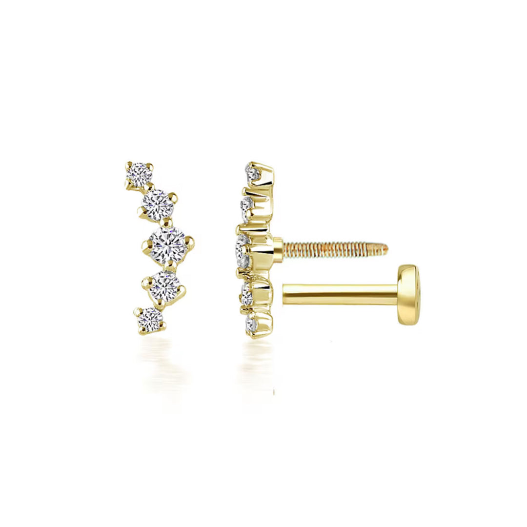 Ariana Diamond Piercings