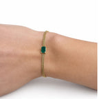 Aura Emerald Bracelet