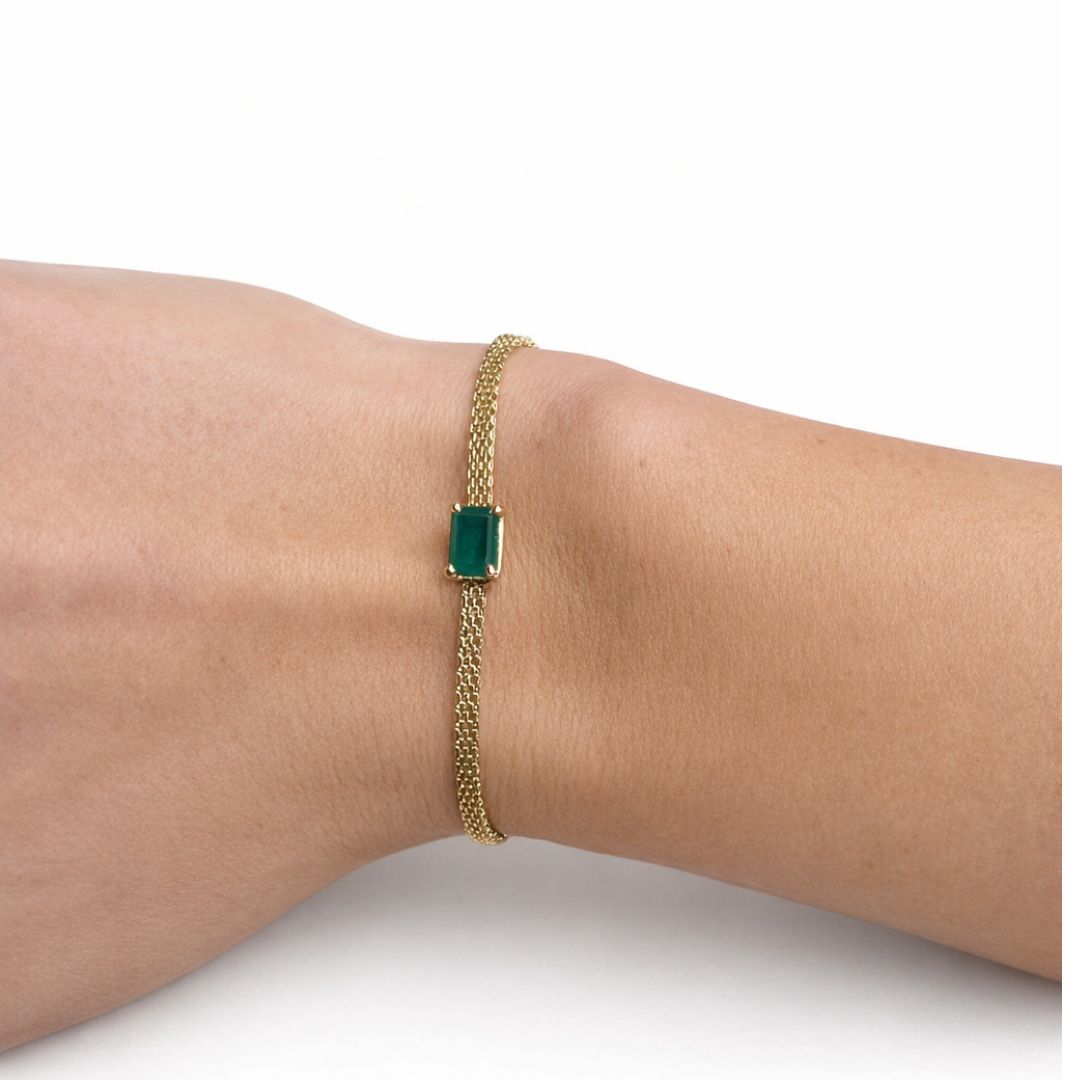 Aura Emerald Bracelet