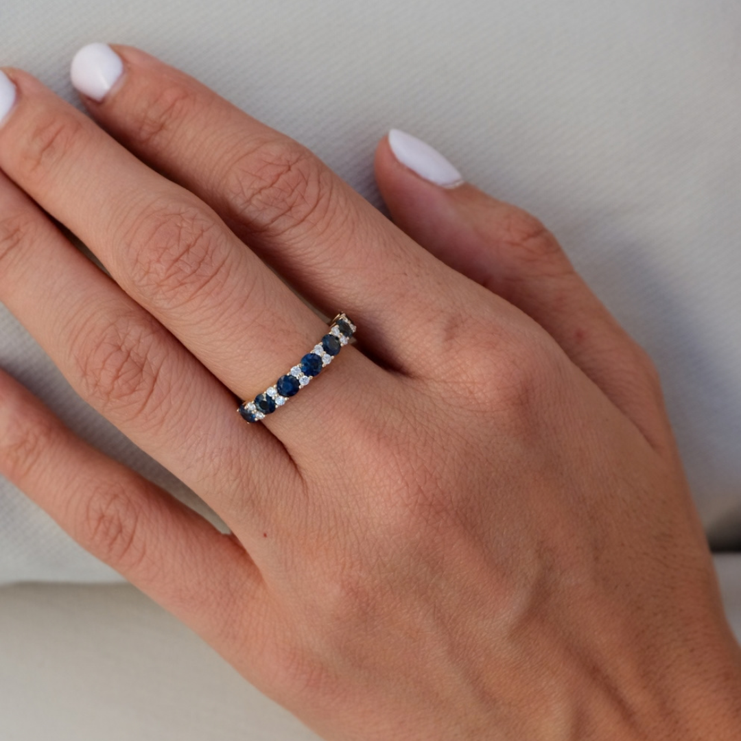 Aurelia Sapphire Diamond Ring