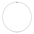 Bombshell Diamond Riviera Tennis Necklace 5.50 ct.
