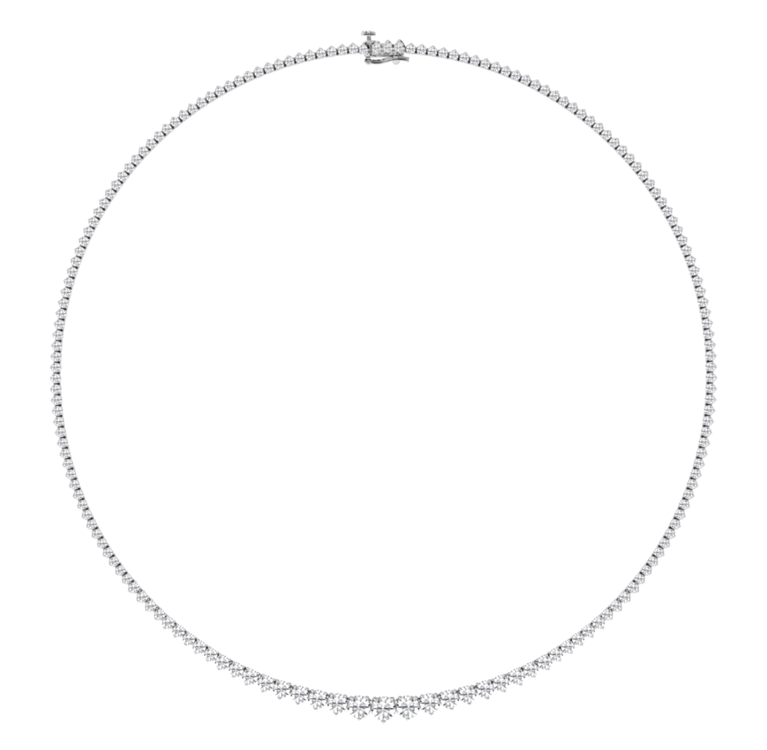 Bombshell Diamond Riviera Tennis Necklace 5.50 ct.