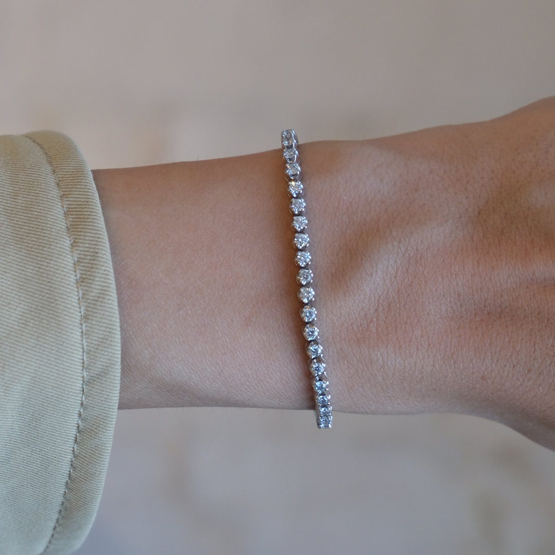 Janice Diamond Buttercup Tennis Bracelet 2.0 ct