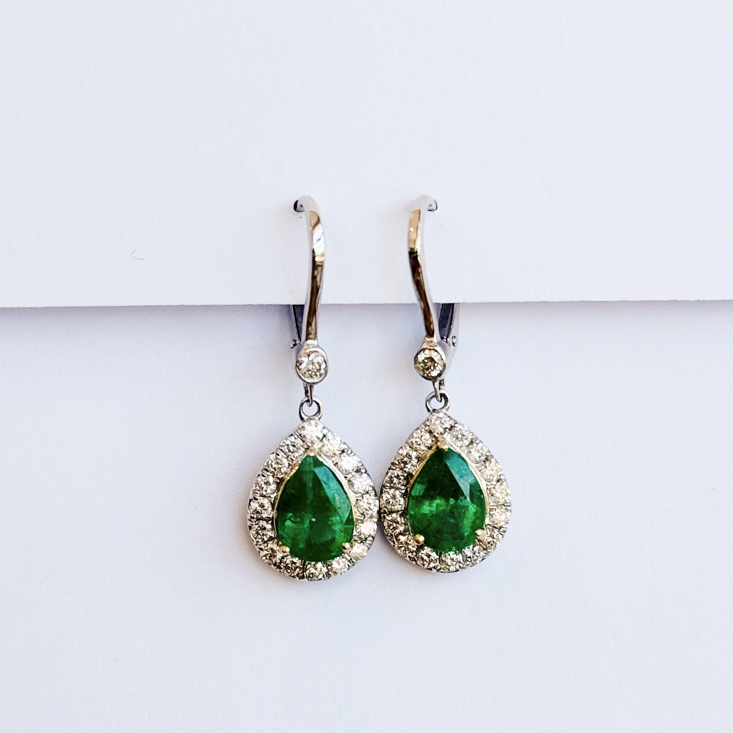 Kaia Emerald Diamond Earrings