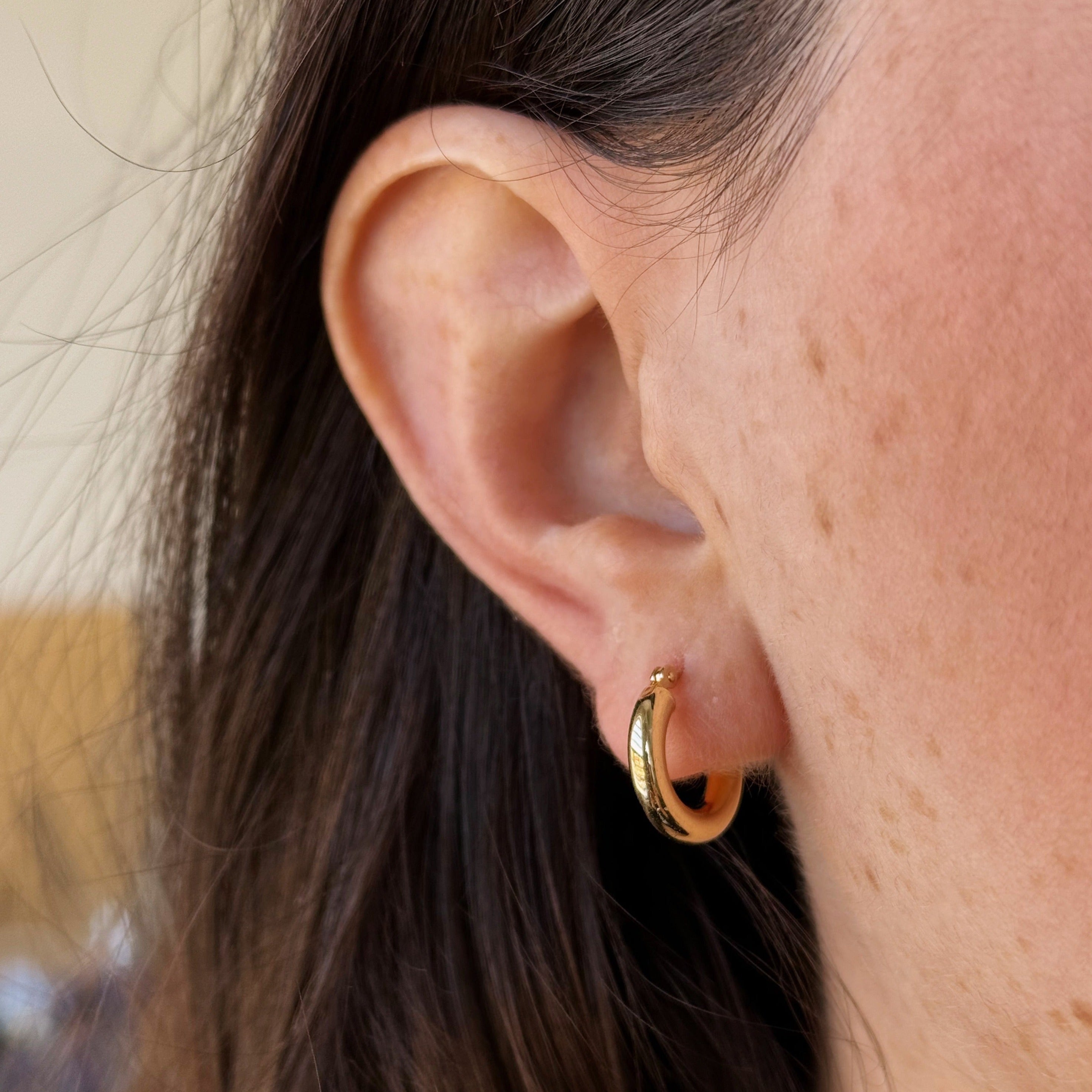 Annika Gold Hoops