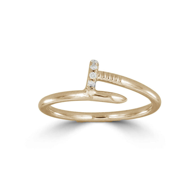 Ciara Diamond Gold Ring