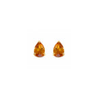 Ivanka Pear Citrine Piercings (Two Earrings)
