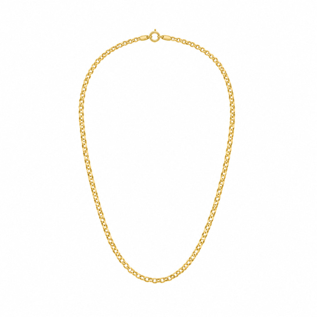 Clara Gold Rolo Chain Necklace