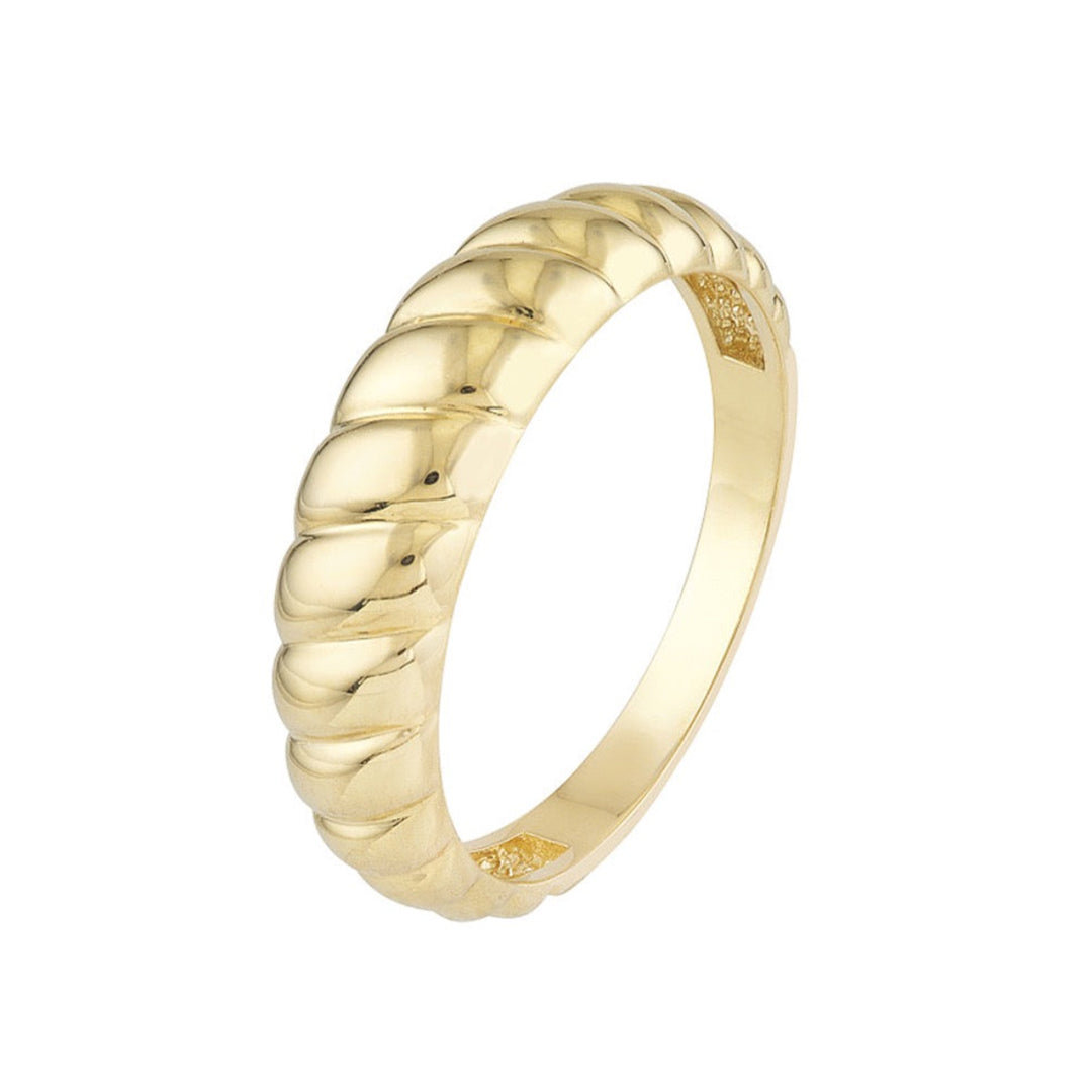 Croissant Gold Ring