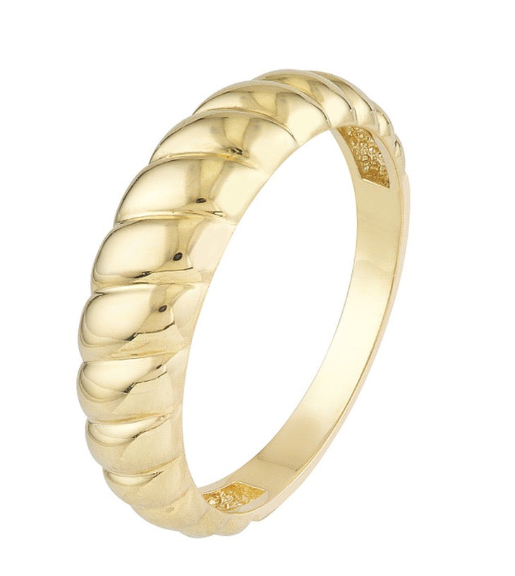 Croissant Gold Ring