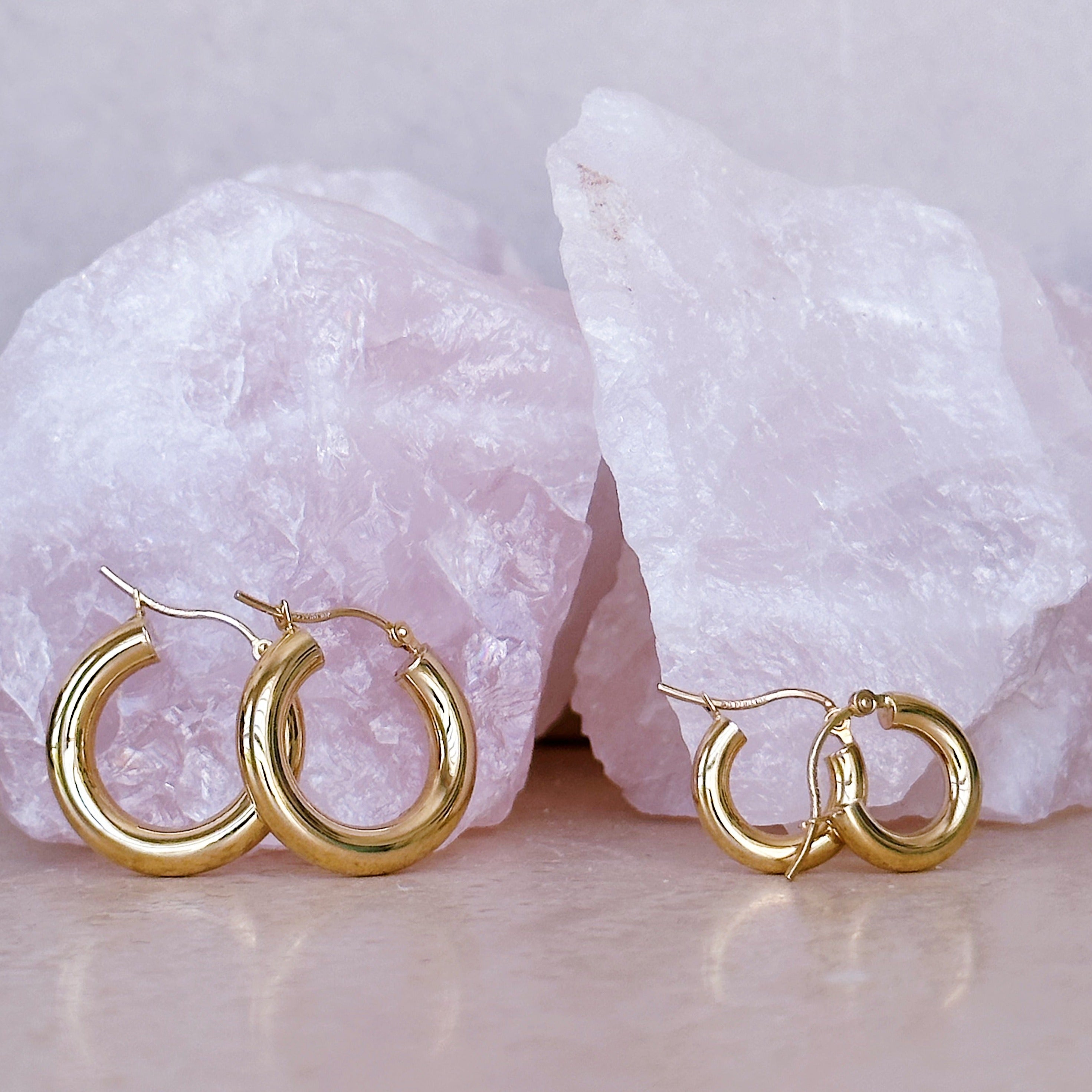 Annika Gold Hoops