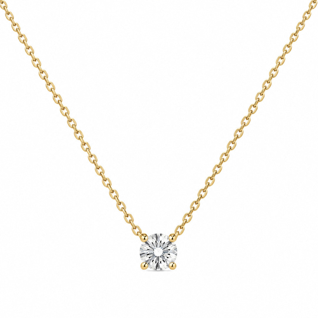 Doutzen Solitaire Diamond Necklace 0.10 ct.