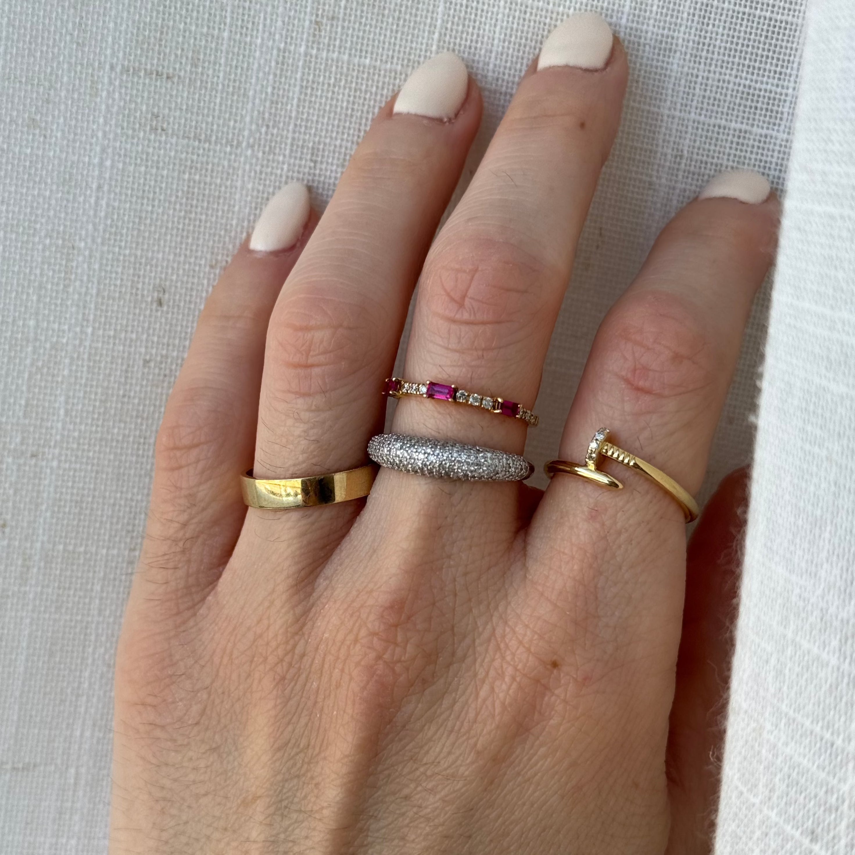 Ciara Diamond Gold Ring