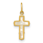 Mother of Pearl Cross Pendant