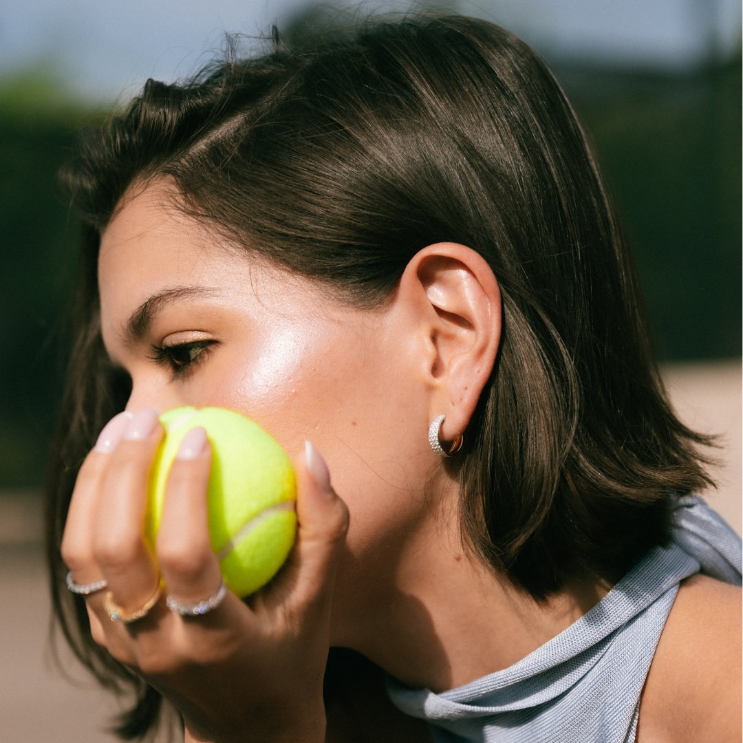 Deuce Large Dual Hoops
