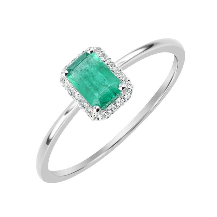 Iliana Emerald Ring