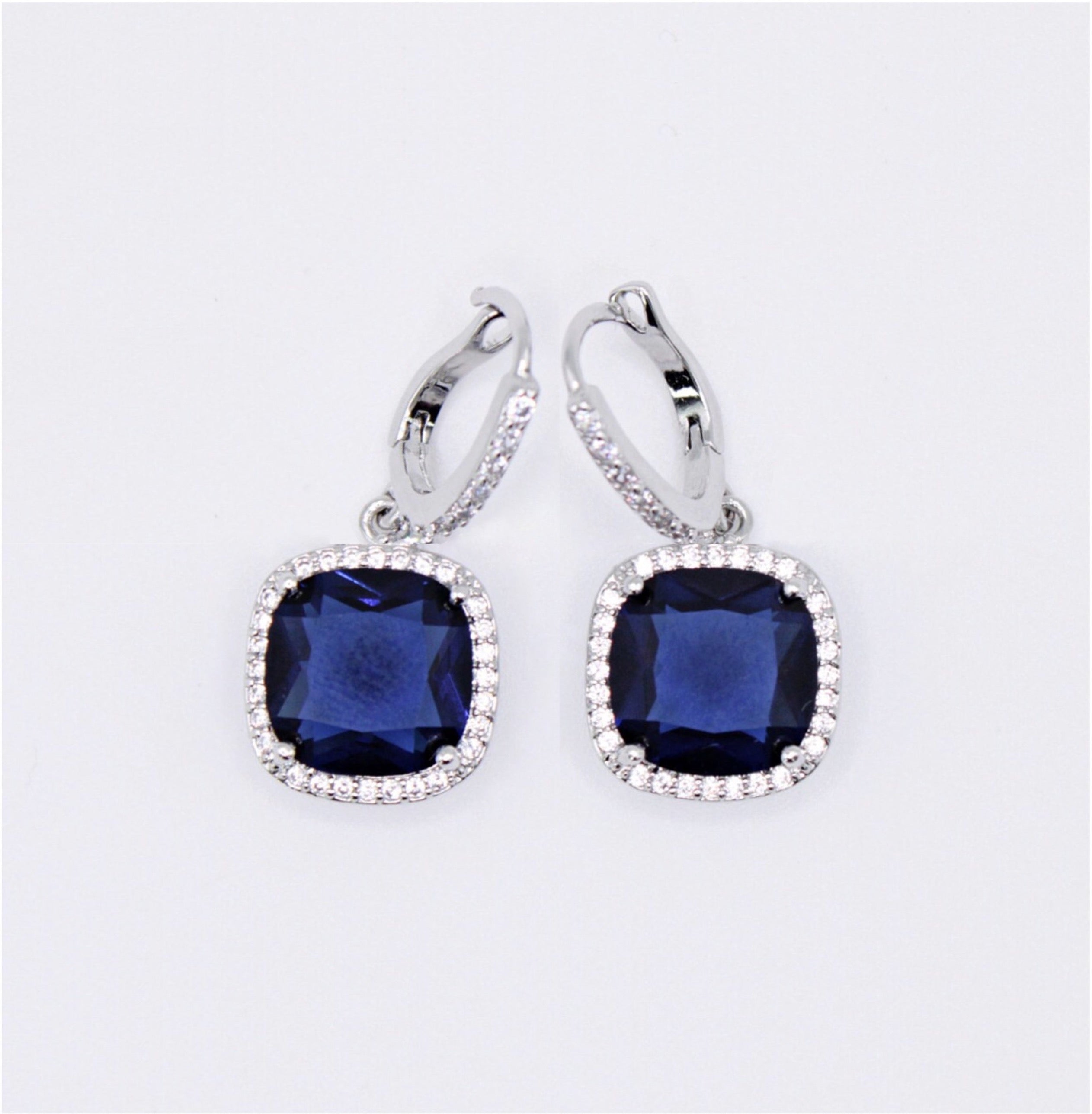 Ines Sapphire Diamond Earrings