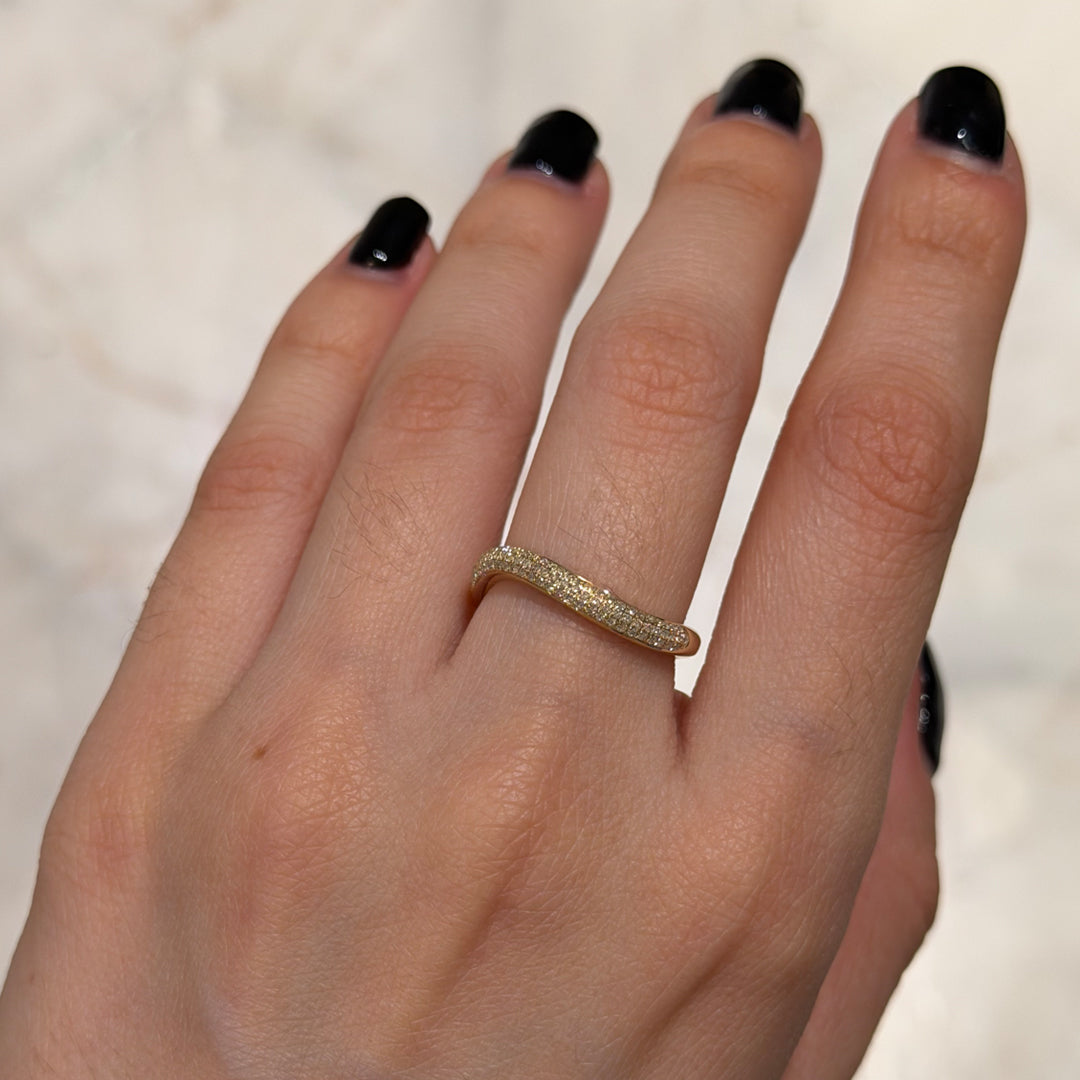 Ivette Wavy Diamond Ring