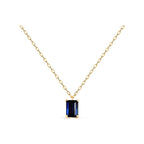 Jackie Blue Sapphire Necklace