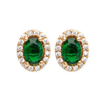 Odette Emerald Diamond Studs