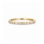 Josefina Baguette and Round Diamond Ring