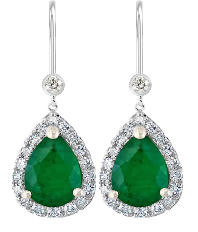 Kaia Emerald Diamond Earrings