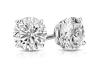 Round Cut Lab Diamond Studs 4.0 ct.
