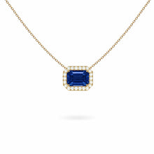 Load image into Gallery viewer, Cobalt Sapphire Diamond Necklace
