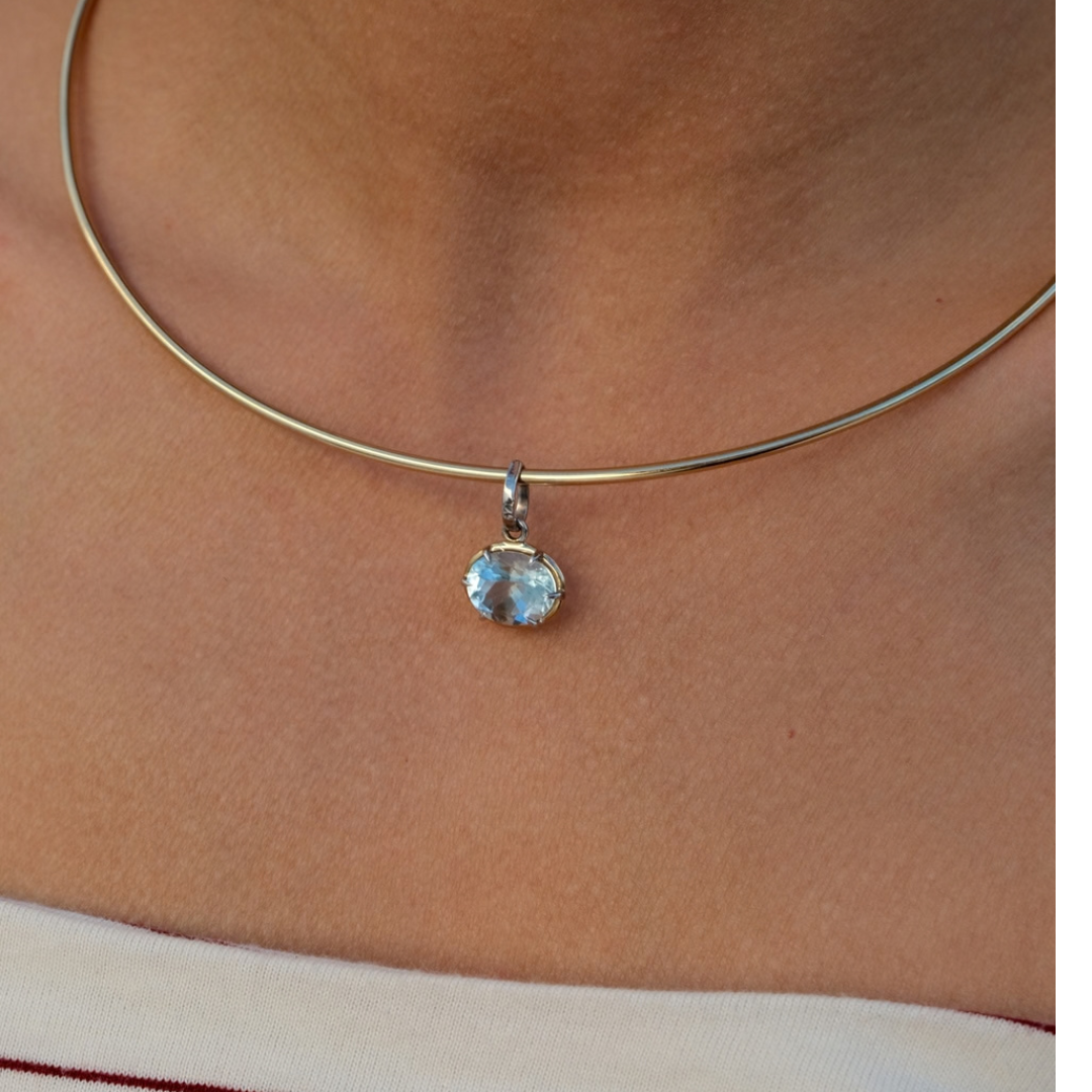 Maren Aquamarine Charm