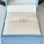 Marquise Cubic Zirconia Baby Earrings