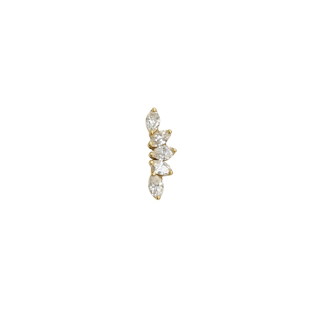 Diamond Marquise Piercing (One Earring)