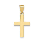 Medium Flat Cross Pendant