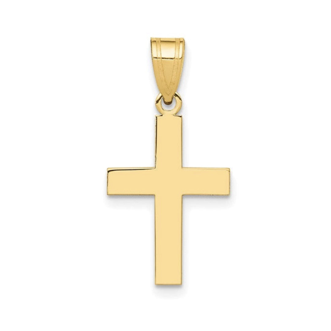 Medium Flat Cross Pendant