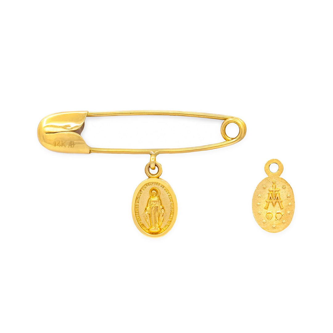 Baby Pin with Miraculous Medal