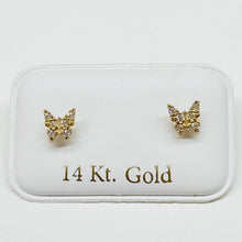 Load image into Gallery viewer, Monet Cubic Zirconia Baby Earrings
