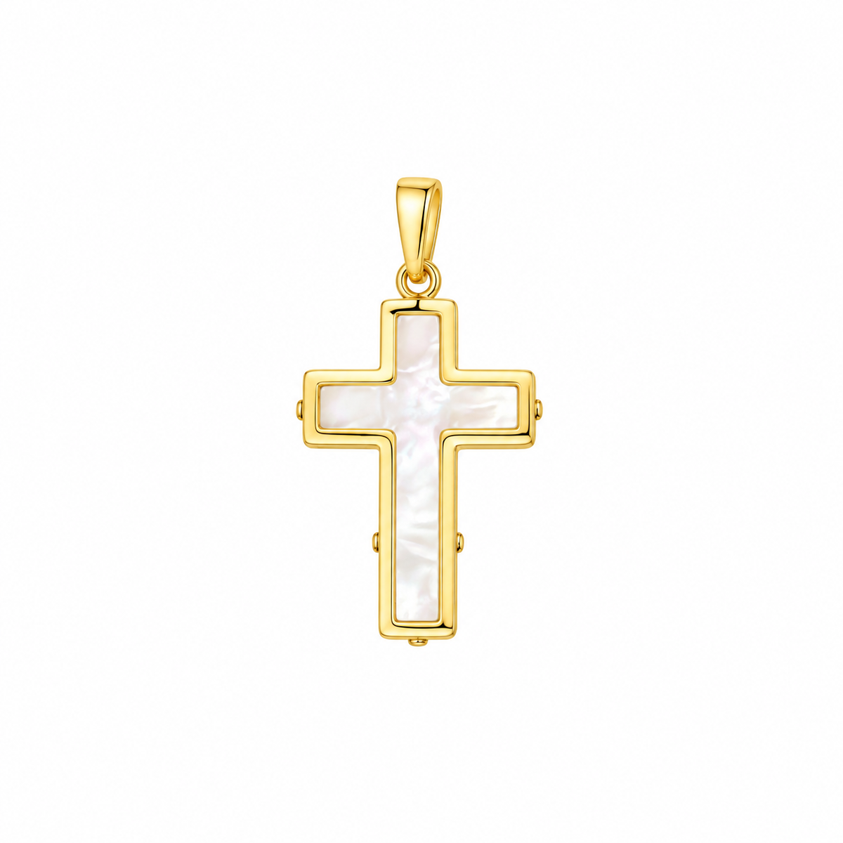 Mother of Pearl Cross Pin