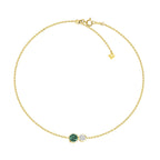Nerea Emerald Diamond Bracelet