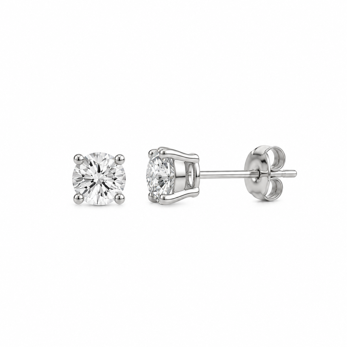 Natural diamond piercing .20 ct (Two Earrings)