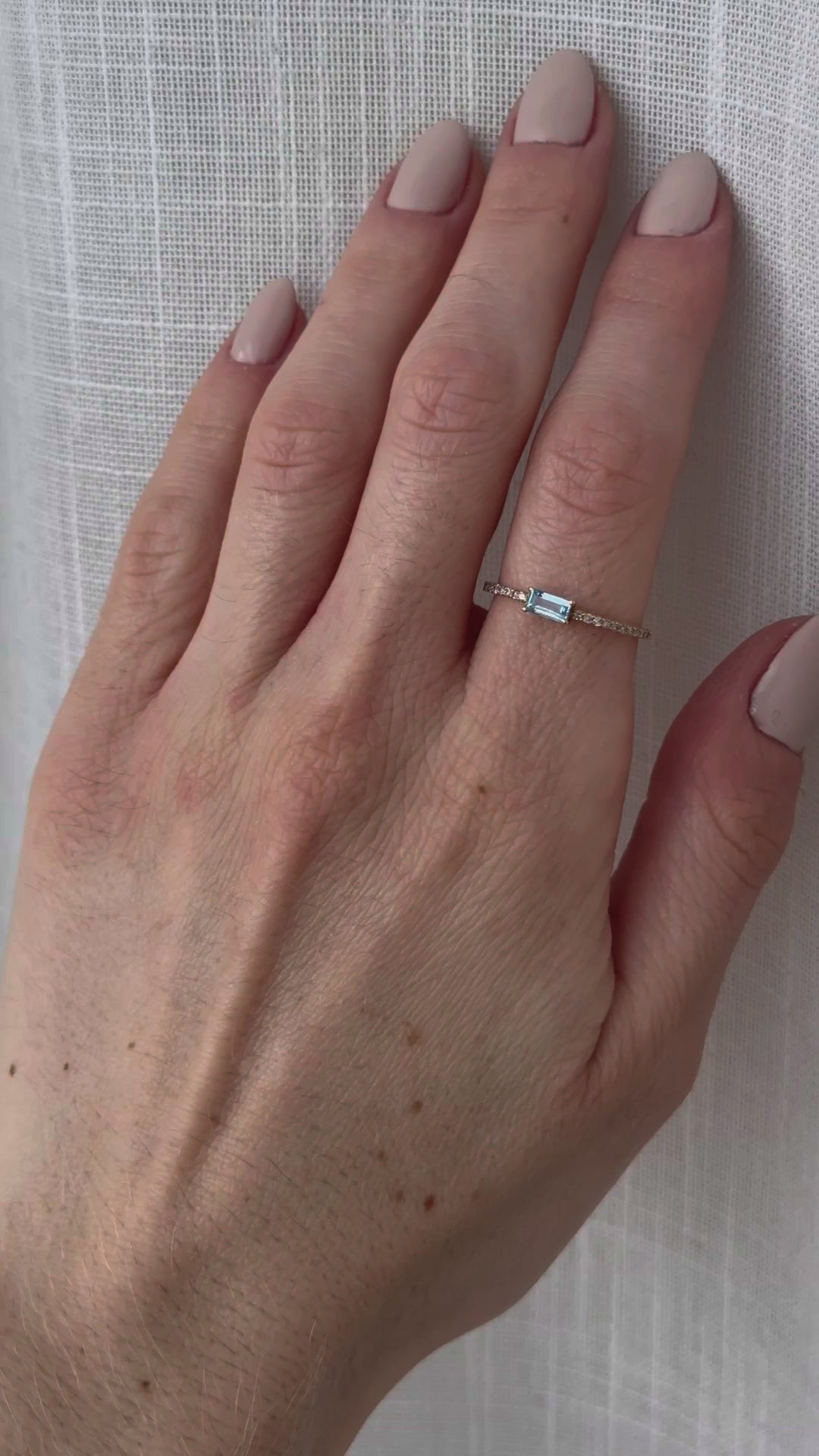 Beth Blue Topaz Ring