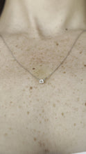 Load and play video in Gallery viewer, Frida Solitaire Diamond Necklace .20 ct

