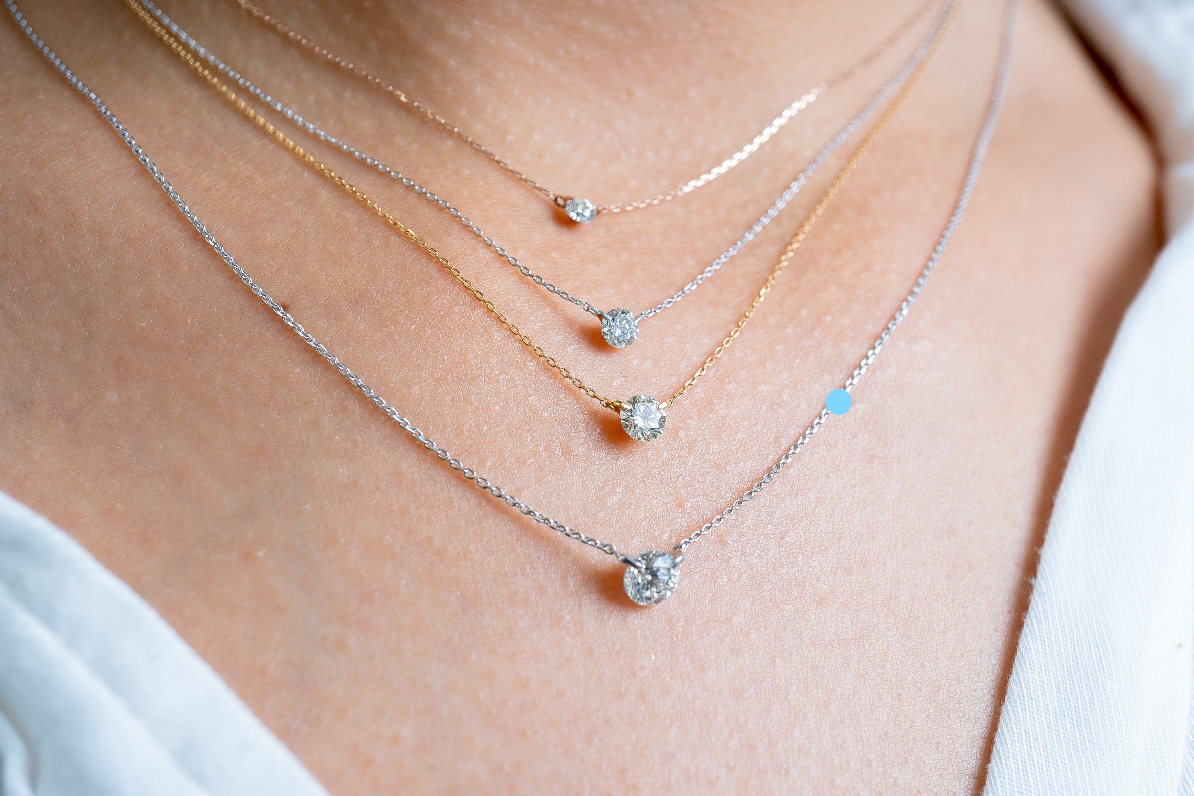 Charlie Solitaire Diamond Necklace 0.50 ct.