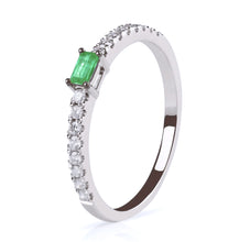 Load image into Gallery viewer, Rachel Emerald Diamond Ring
