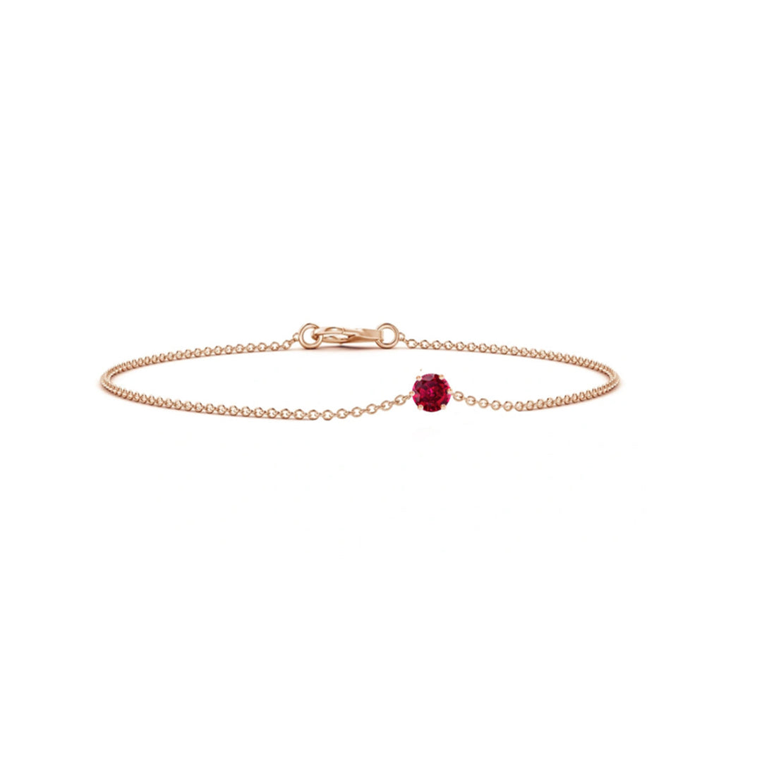 Reily Ruby Chain Bracelet