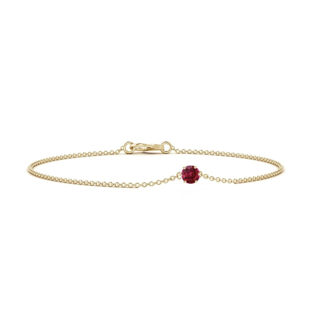 Reily Ruby Chain Bracelet