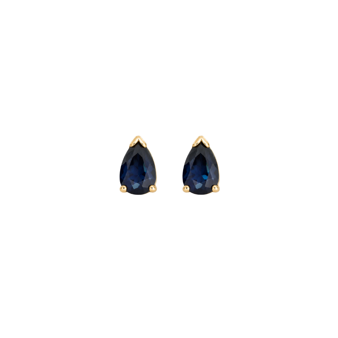 Elise Pear Sapphire Piercings