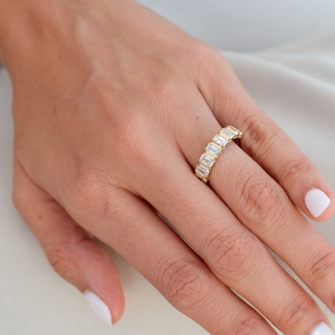 Solange Lab Emerald Cut Ring
