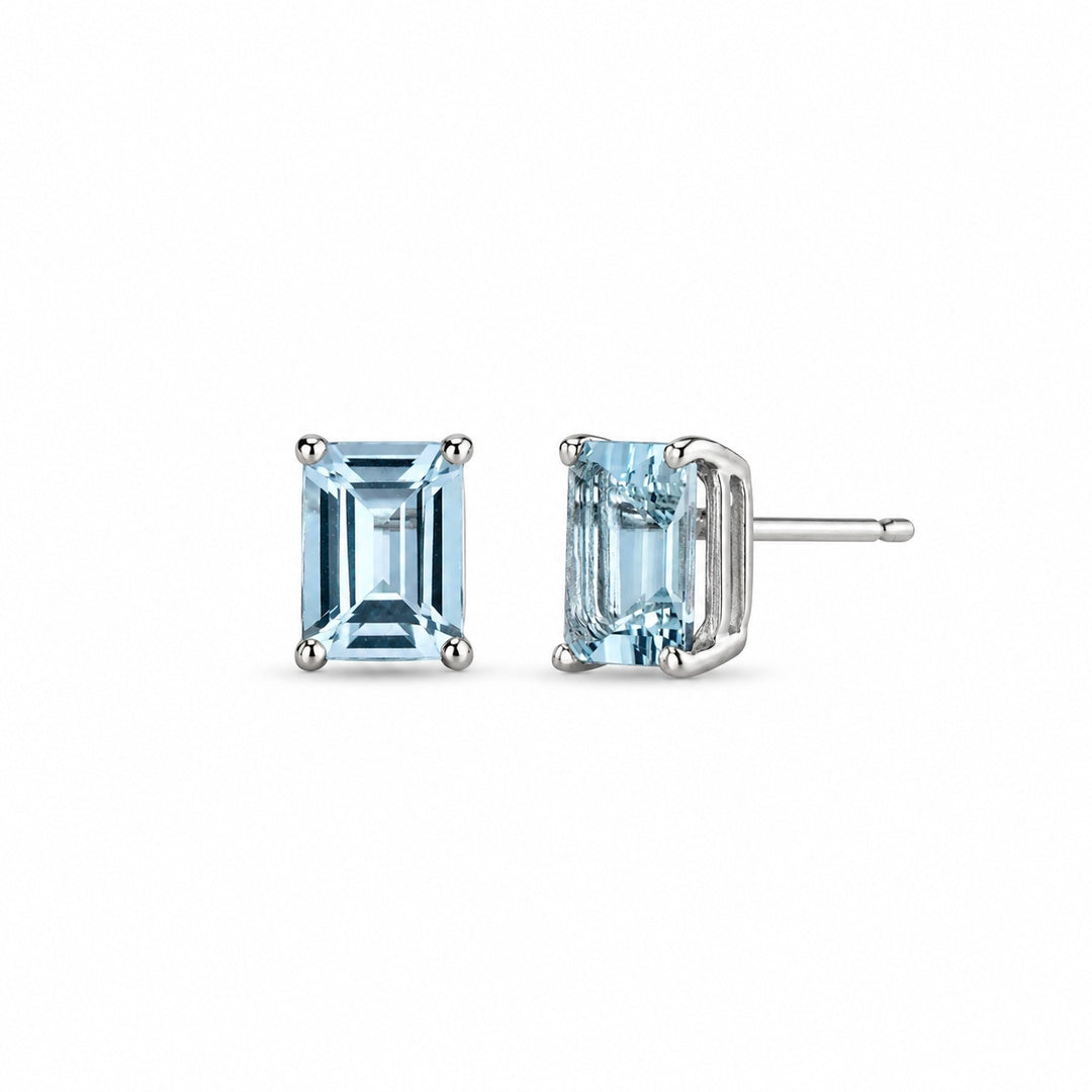 Marissa Aquamarine Studs