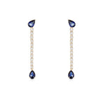 Dakota Sapphire Diamond Earrings