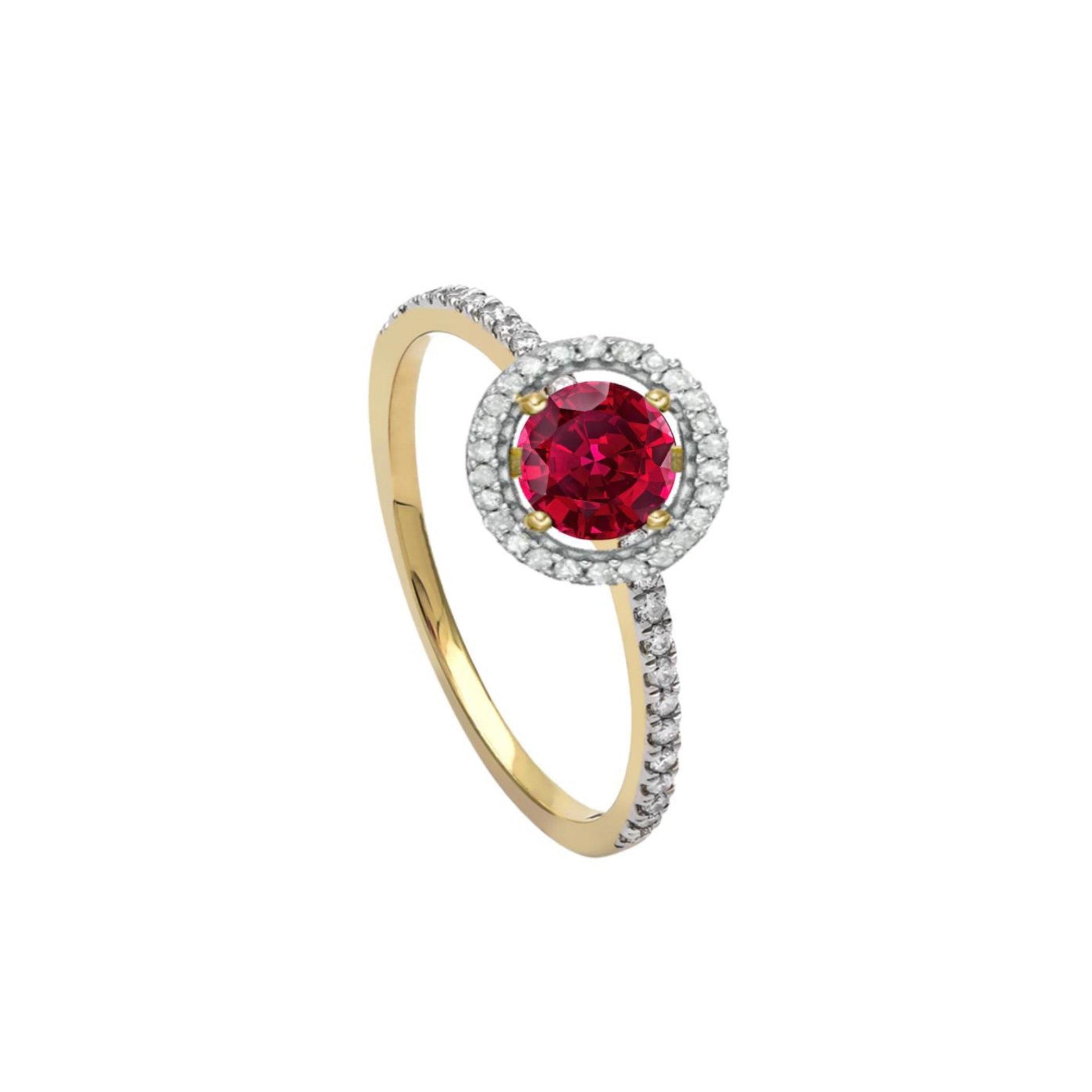 Marsella Ruby Diamond Ring