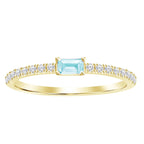 Beth Blue Topaz Ring